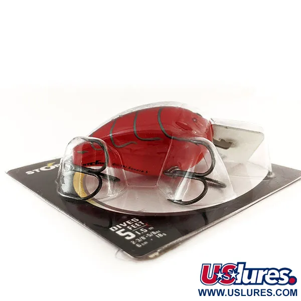Storm Arashi Silent Square 5, 2/3oz Red Craw fishing lure #11710
