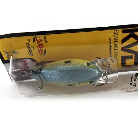 Strike King KVD 1.5 Hard Knock square bill, 1/3oz Sexy Shad fishing lure #11711