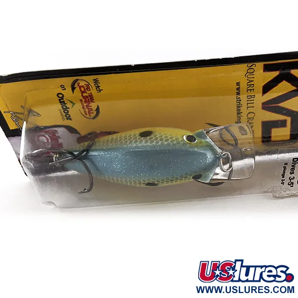   Strike King KVD 1.5 Hard Knock square bill, 1/3oz Sexy Shad fishing lure #11711