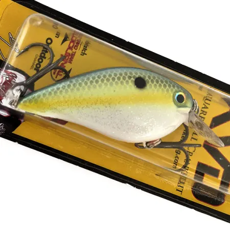 Strike King KVD 1.5 Hard Knock square bill, 1/3oz Sexy Shad fishing lure #11711