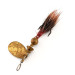 Vintage   Mepps Aglia 0 dressed - squirrel tail, 3/32oz Brass spinning lure #11729