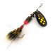 Vintage   Mepps Black Fury 2 Dressed - squirrel tail, 3/16oz  spinning lure #11731