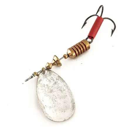 Vintage Mepps Aglia 3, 1/4oz Silver spinning lure #11734