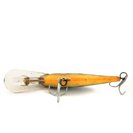 Vintage Rapala Shad Rap Deep Runner 07, 1/4oz Fire Tiger fishing lure #11735