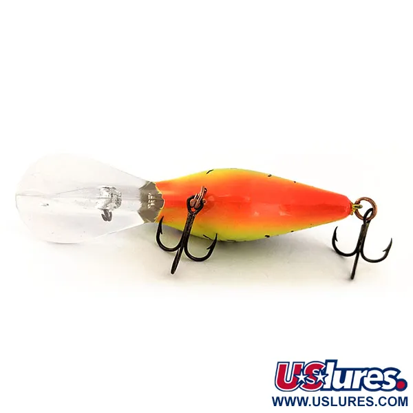 Vintage  Mann's Bait  Mann's 30+ Depth Plus, 1/2oz Fire Tiger fishing lure #11737
