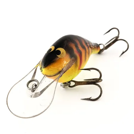 Vintage  Yakima Bait Lee Sisson Woody Deep Diver, 2/5oz Tiger fishing lure #11739