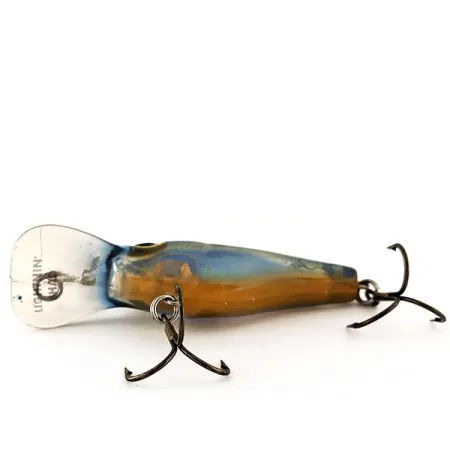 Vintage Storm Lightning Shad, 1/2oz Rainbow Blue fishing lure #11740