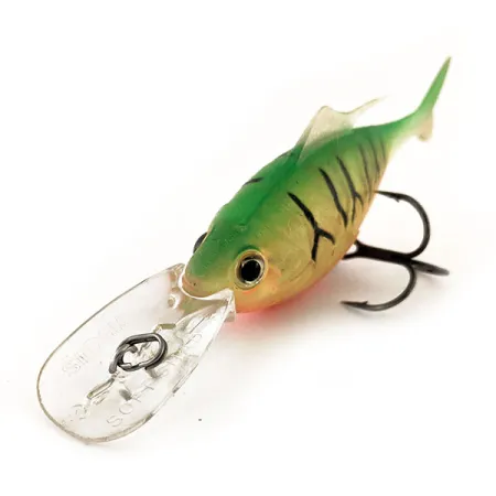 Vintage Storm Soft Shad, 1/3oz Fire Tiger fishing lure #11742
