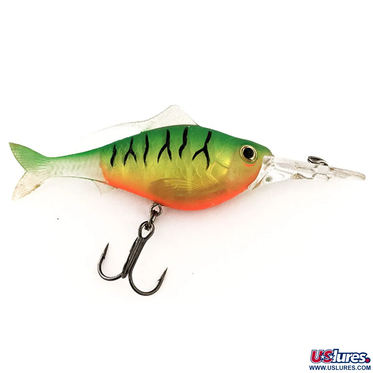 Vintage Storm Soft Shad, 1/3oz Fire Tiger fishing lure #11742