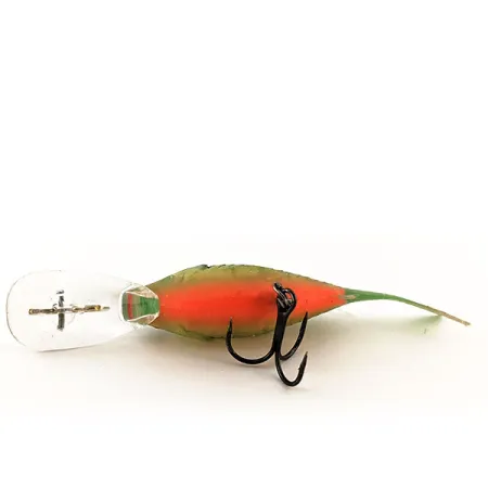 Vintage Storm Soft Shad, 1/3oz Fire Tiger fishing lure #11742