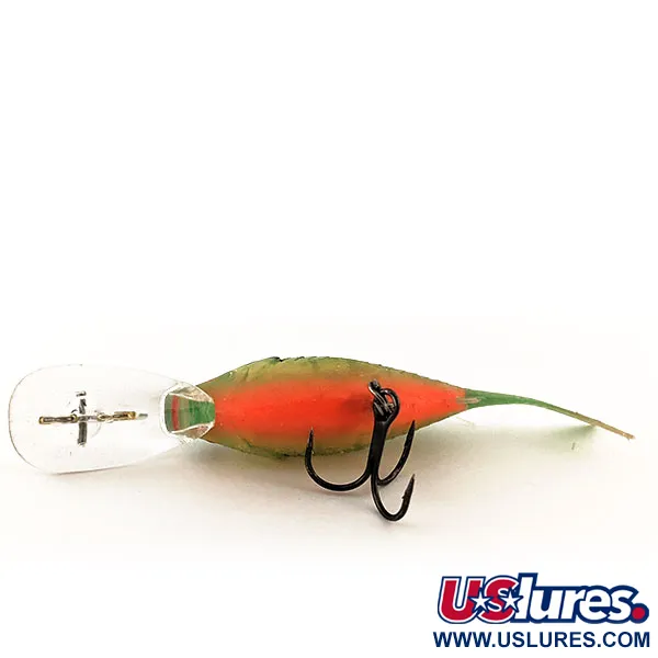 Vintage Storm Soft Shad, 1/3oz Fire Tiger fishing lure #11742
