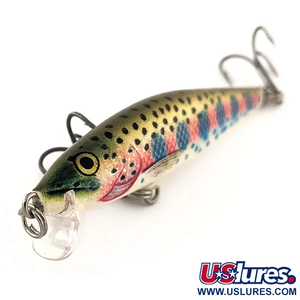 Vintage Rapala Flat Rap, 1/8oz RT fishing lure #11751