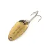 Vintage   Len Thompson #6, 1/8oz Red / White / Brass fishing spoon #11754