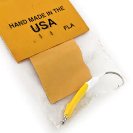 Doc's Goofy Jig , 1/4oz White / Yellow fishing spoon #11757