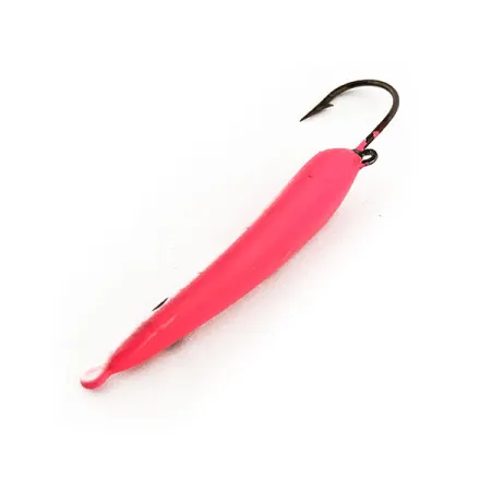 Vintage Jack’s Jigs  Jack's Jigs Ice , 1/3oz Fluorescent Pink fishing spoon #11758