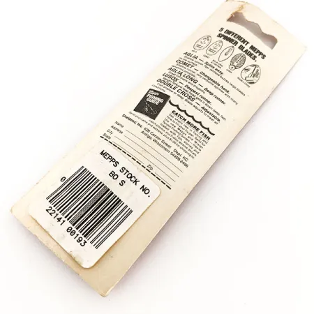 Mepps Aglia 0, 3/32oz Silver spinning lure #11761