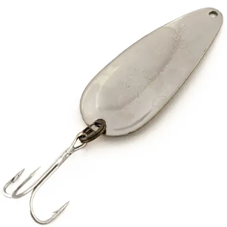 Vintage Nebco FlashBait 266, 1/3oz Yellow / Black / Nickel fishing spoon #11765