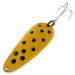 Vintage   Nebco FlashBait 266, 1/3oz Yellow / Black / Nickel fishing spoon #11765