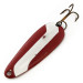 Vintage  Acme Wonderlure, 2/5oz Red / White / Nickel fishing spoon #11768