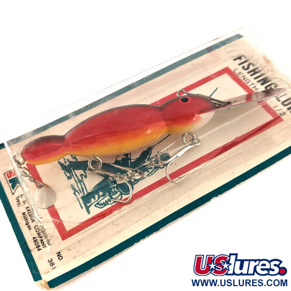   Kmart Kresge #381, 1/2oz Red fishing lure #11773