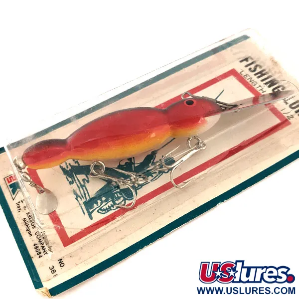 Kmart Kresge #381, 1/2oz Red fishing lure #11773