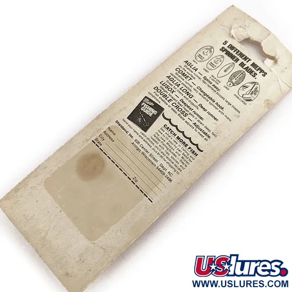   Mepps Aglia 1 dressed (squirrel tail), 1/8oz Silver spinning lure #11774