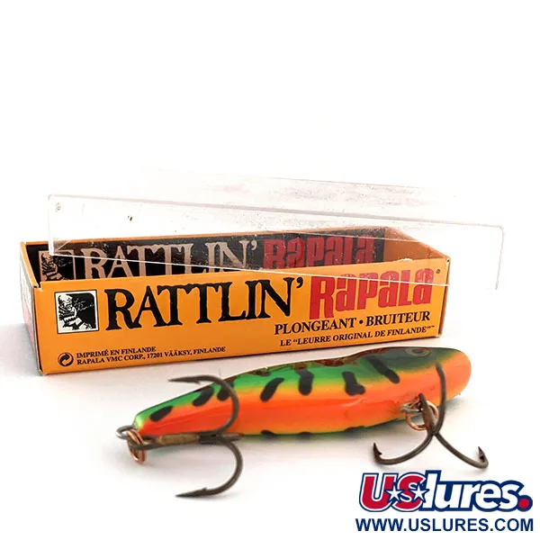 Rapala Rattl'n RAP 07, 3/5oz FT (Fire Tiger) fishing lure #11775