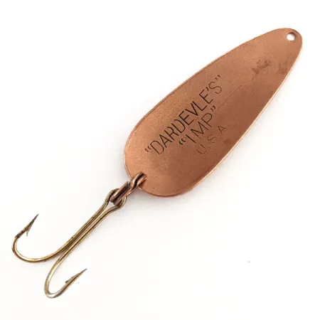 Vintage Eppinger ​Dardevle Imp Troll, 1/4oz Copper fishing spoon #14424