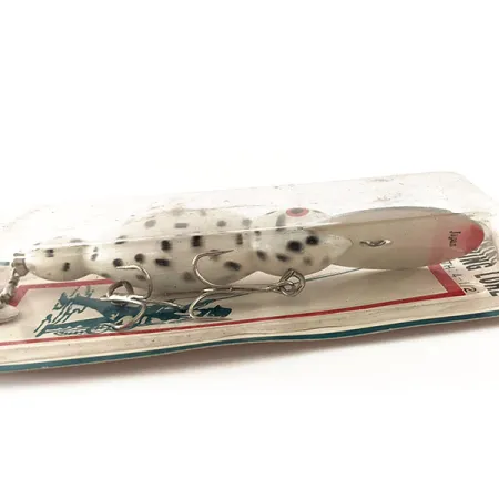 Kmart Kresge #381, 1/2oz White / Black fishing lure #11780