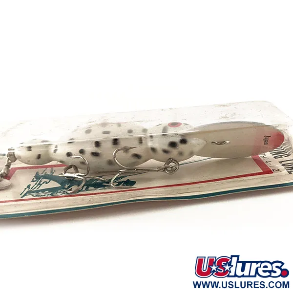 Kmart Kresge #381, 1/2oz White / Black fishing lure #11780