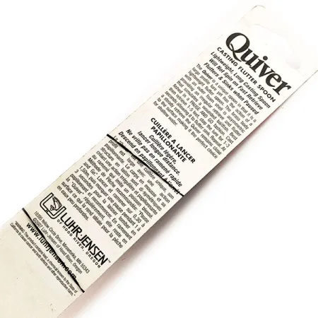 Luhr Jensen Quiver, 1 1/3oz Gray / Orange fishing spoon #11781