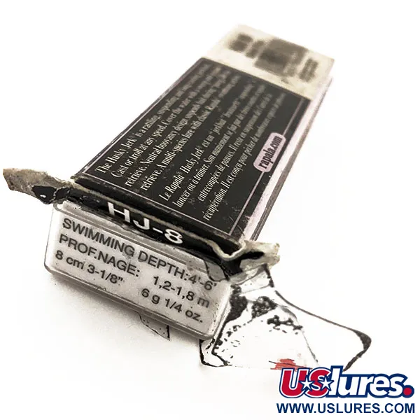 Rapala Husky Jerk 8, 3/16oz Silver Blue fishing lure #11789