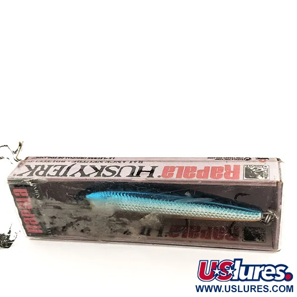 Rapala Husky Jerk 8, 3/16oz Silver Blue fishing lure #11789