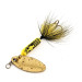 Vintage  Yakima Bait Worden’s Original Rooster Tail, 3/16oz Gold / Yellow spinning lure #11794