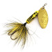 Vintage  Yakima Bait Worden’s Original Rooster Tail, 3/16oz Gold / Yellow spinning lure #11794