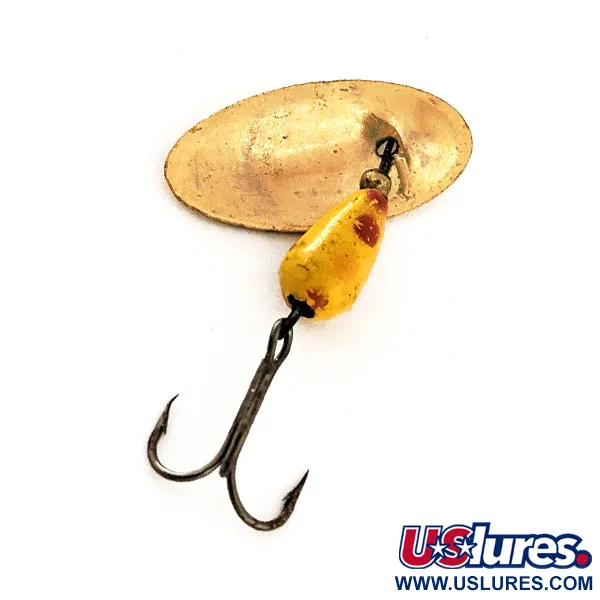 Vintage   Panther Martin 4 Con Punti, 1/8oz Yellow spinning lure #11805
