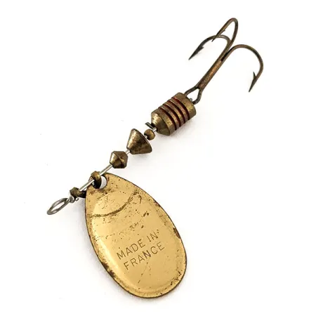 Vintage Mepps Aglia 2, 3/16oz Brass spinning lure #11814