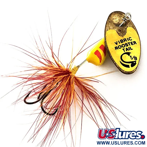 Vintage  Yakima Bait Vibric Rooster Tail, 1/8oz  spinning lure #11817