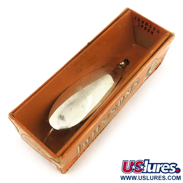   Weedless Johnson Silver Minnow, 2/5oz Silver / Silver Plated fishing spoon #11825