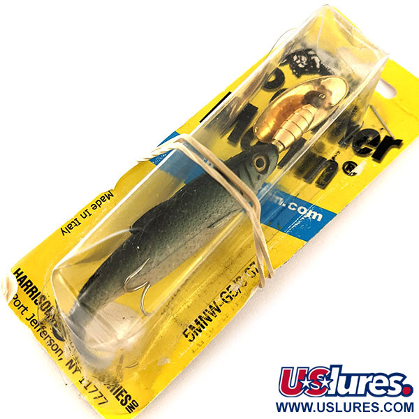   Panther Martin 6 Double Trouble with soft bait, 1/2oz Gold fishing lure #11826