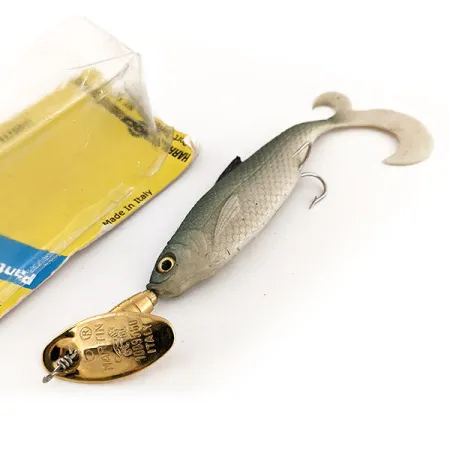 Panther Martin 6 Double Trouble with soft bait, 1/2oz Gold spinning lure #11826