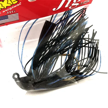 Arkie Lures Weedless Arkie Jig The Original, 1/4oz Black / Blue fishing #11827
