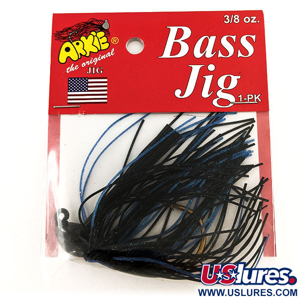  Arkie Lures Weedless Arkie Jig The Original, 1/4oz Black / Blue fishing #11827