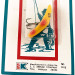   Kmart Kresge #318, 3/32oz Yellow / Red fishing lure #11828