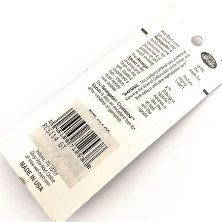 Renegade Crystalina Spoon, 2/5oz Black / Gold / Orange Honeycomb Series fishing spoon #11830