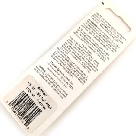 Thomas Buoyant, 3/16oz Frog fishing spoon #11831