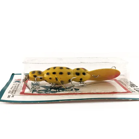 Kmart Kresge #380, 1/3oz Yellow / Red fishing lure #11837