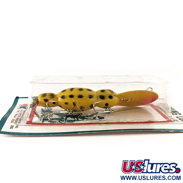 Kmart Kresge #380, 1/3oz Yellow / Red fishing lure #11837
