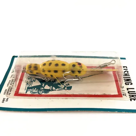 Kmart Kresge #380, 1/3oz Yellow / Red fishing lure #11837