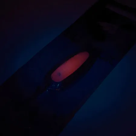 Blue Fox Pixee UV, 1/4oz Hammered Nickel / Pink fishing spoon #11858